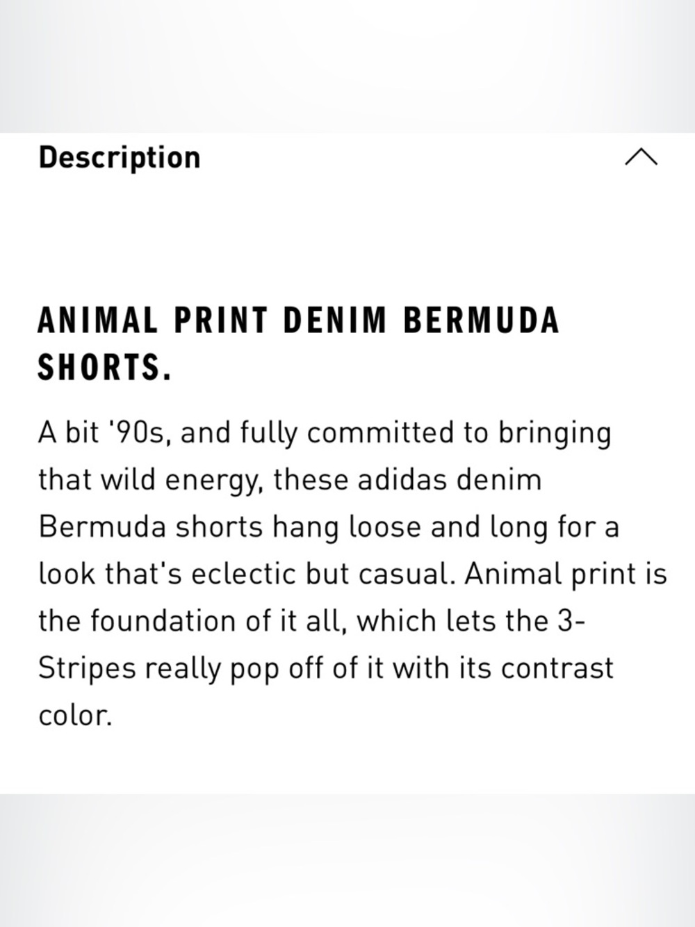 Adidas Denim Bermuda Shorts (33”) - Picture 12 of 15